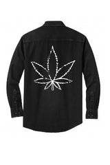 Dazed "Weed Leaf" Denim Shirt